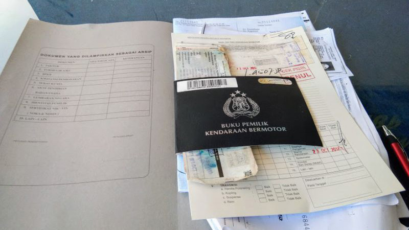 Proses perpanjangan STNK