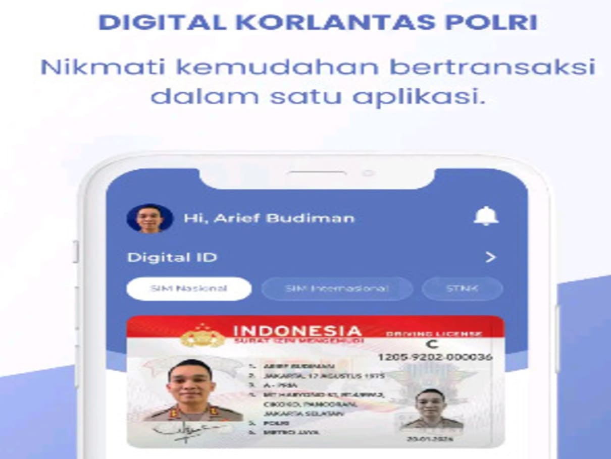 Aplikasi Digital Korlantas Polri